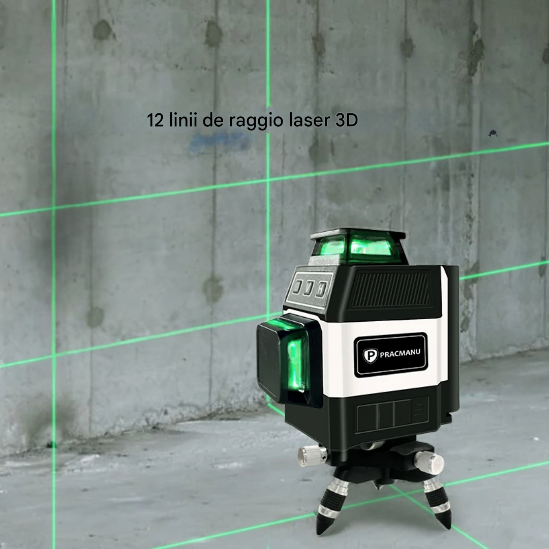 Mini-nivelul laser de 12 linii!